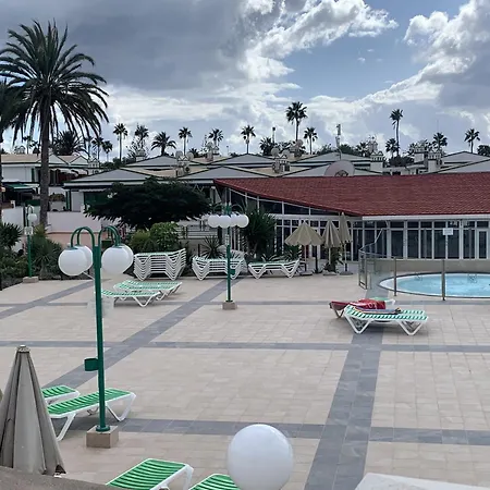 En Complejo Tranquilo En Dom wakacyjny Maspalomas (Gran Canaria)